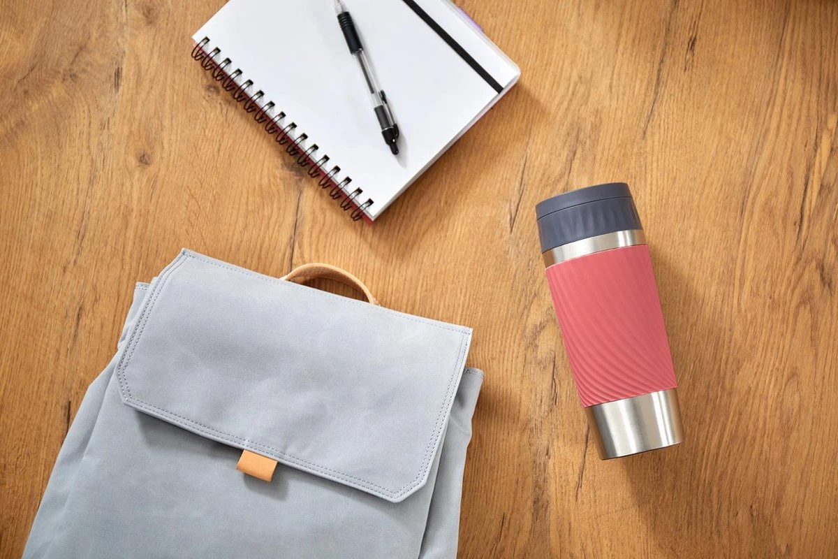 Tefal Travel Mug Easy Twist Thermobeker - Koraalrood - 0,36 Liter 12 Tefal Travel Mug Easy Twist Thermobeker - Koraalrood - 0,36 Liter - Afbeelding 12