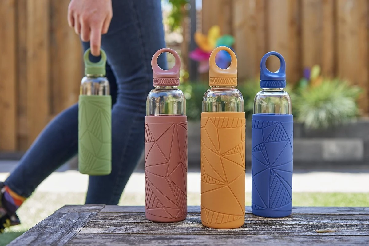 Libbey Waterfles - Glazen Drinkfles - 550 Ml / 55 Cl - Geel - Trendy - Duurzaam - Schokbestendig 3 Libbey Waterfles - Glazen Drinkfles - 550 Ml / 55 Cl - Geel - Trendy - Duurzaam - Schokbestendig - Afbeelding 3