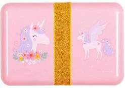 Back To School Set - Drinkfles / 4 Snackdozen / Lunchbox - Eenhoorn - A Little Lovely Company -Drinken Goedkope Winkel 1200x840 2