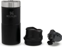 Stanley Trigger-Action Travel Mug 0.35L - Thermosfles - Matt Black -Drinken Goedkope Winkel 1200x897