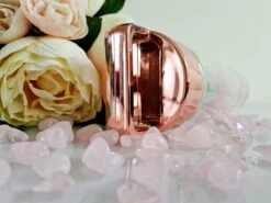 Duurzame Waterfles Met Kristal - Roségoud - Roestvrij Staal - Rozenkwarts Edelstenen - Verrijkt En Verzacht Water - Inclusief Thee/fruit Infuser - Edelstenen - 550 Ml - Waterfles - Drinkfles -Drinken Goedkope Winkel 1200x900 4