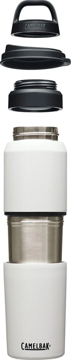 CamelBak Multibev Vacuum SS - Waterfles Met Afneembare Koffie / Theebeker - 650 Ml + 500 Ml - Zwart / Zwart (Black/Black) 4 CamelBak Multibev Vacuum SS - Waterfles Met Afneembare Koffie / Theebeker - 650 Ml + 500 Ml - Zwart / Zwart (Black/Black) - Afbeelding 4