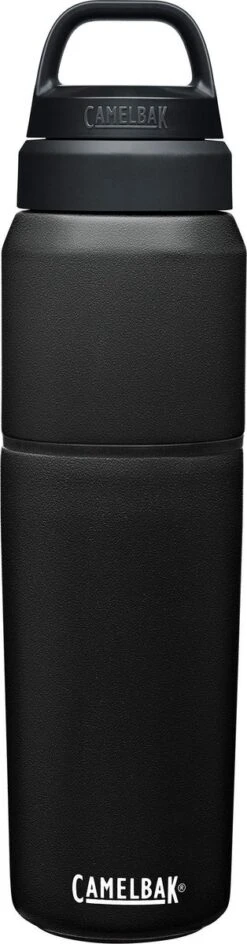 CamelBak Multibev Vacuum SS - Waterfles Met Afneembare Koffie / Theebeker - 500 Ml + 350 Ml - Zwart / Zwart (Black/Black) -Drinken Goedkope Winkel 314x1200 6
