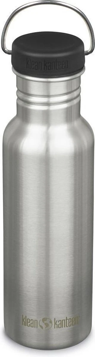 Klean Kanteen - Classic Drinkfles Brushed Stainless 800ml - Ringcap - NIEUW 1 Klean Kanteen - Classic Drinkfles Brushed Stainless 800ml - Ringcap - NIEUW