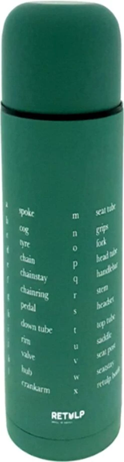 Retulp Dutchie - Thermosfles - 500ML - Green Bicycle - Thermosbeker Groen -Drinken Goedkope Winkel 324x1200 2