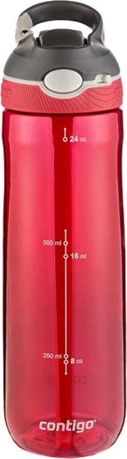 Contigo Ashland Drinkfles - Red Grey - 720ml -Drinken Goedkope Winkel 332x1200