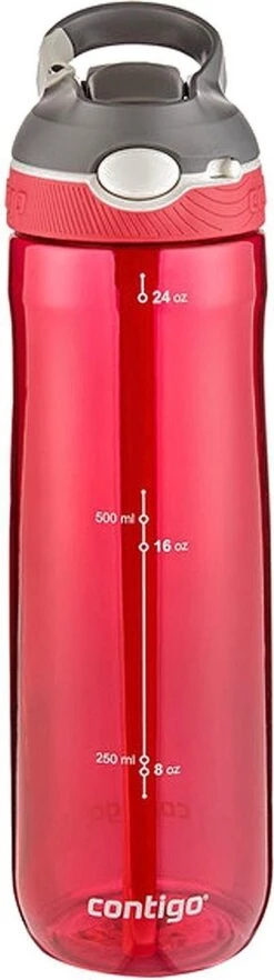 Contigo Ashland Drinkfles - Red Grey - 720ml -Drinken Goedkope Winkel 336x1200 1