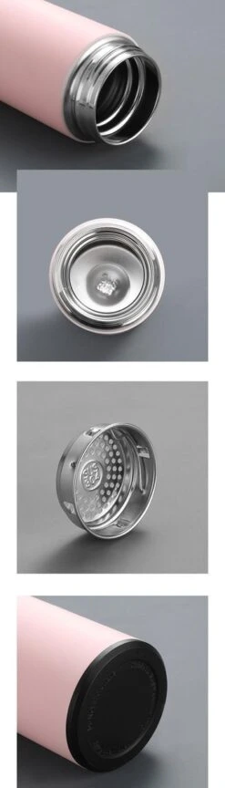 Slimme Thermosfles Met LCD Temperatuur Display - Curver Isolatiefles 500 ML - Rubber Coating - Dubbelwandige Thermosfles - Thermosbeker - Isoleerfles - Thermoskan - Travel Mug - Bidon Drinkfles - Koffiebeker - Drinkflessen - RVS - Smart Thermos -Drinken Goedkope Winkel 343x1200 1