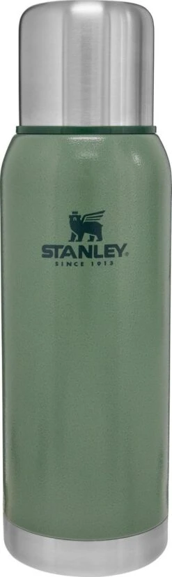 Stanley The Stainless Steel Vacuum Bottle 1,0L - Thermosfles - Hammertone Green -Drinken Goedkope Winkel 359x1200
