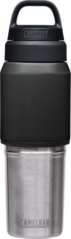 CamelBak Multibev Vacuum SS - Waterfles Met Afneembare Koffie / Theebeker - 500 Ml + 350 Ml - Zwart / Zwart (Black/Black) -Drinken Goedkope Winkel 359x1200 4