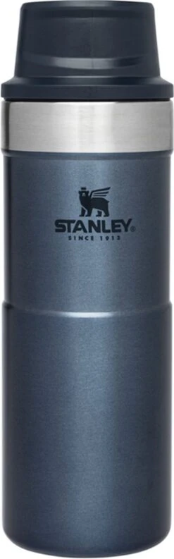 Stanley Trigger-Action Travel Mug 0.35L - Thermosfles - Matt Black -Drinken Goedkope Winkel 374x1200