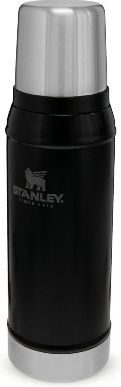 Stanley The Legendary Classic Bottle 0,75L - Thermosfles - Matte Black -Drinken Goedkope Winkel 376x1200