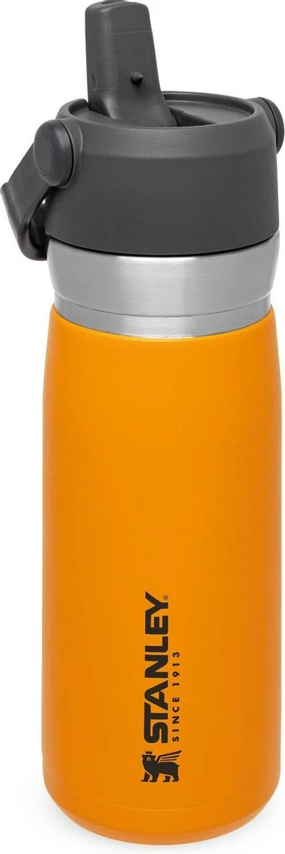 Stanley The IceFlow™ Flip Straw Water Bottle 0,65L - Thermosfles - Saffron 1 Stanley The IceFlow™ Flip Straw Water Bottle 0,65L - Thermosfles - Saffron