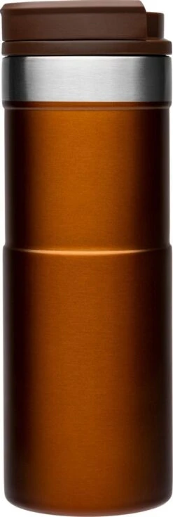 Stanley The NeverLeak™ Travel Mug 0,47L NEW - Thermosfles - Maple -Drinken Goedkope Winkel 403x1200