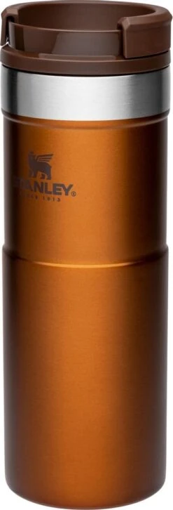 Stanley The NeverLeak™ Travel Mug 0,47L NEW - Thermosfles - Maple -Drinken Goedkope Winkel 408x1200