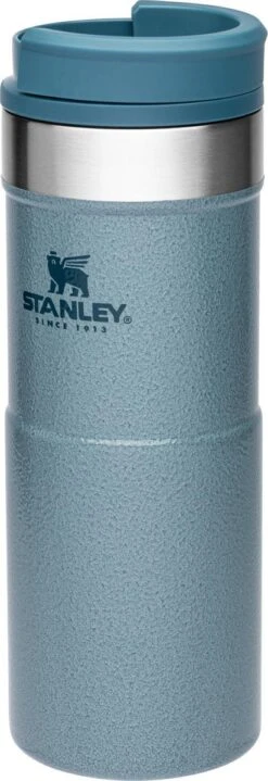 Stanley The NeverLeak™ Travel Mug 0,47L NEW - Thermosfles - Hammertone Ice -Drinken Goedkope Winkel 412x1200 1