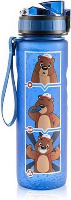 Flyweight Lyseren Drinkfles Voor Kinderen - Waterfles 600 Ml - Zonder BPA - Onbreekbaar - Fruitfilter - Afwasmachinebestendig