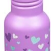 Klean Kanteen - Kinder Drinkfles Classic Narrow 355ml - Orchid Hearts Met Sportcap