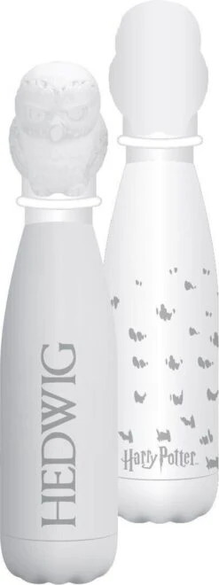 Half Moon Bay Harry Potter - Hedwig - Metalen Drinkfles Met 3D Deksel - Wit - 500ml -Drinken Goedkope Winkel 449x1200 1