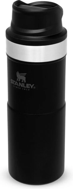 Stanley Trigger-Action Travel Mug 0.35L - Thermosfles - Matt Black -Drinken Goedkope Winkel 464x1200