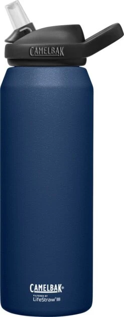CamelBak Eddy+ Vacuum Insulated Filtered By LifeStraw - Drinkfles - 1 L - Blauw (Navy)