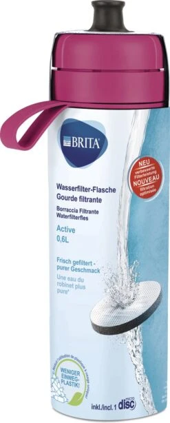 BRITA - Fill&Go Waterfilterfles ACTIVE - 0,6L - Roze - Inclusief 1 MicroDisc Waterfilter 19 BRITA - Fill&Go Waterfilterfles ACTIVE - 0,6L - Roze - Inclusief 1 MicroDisc Waterfilter -Drinken Goedkope Winkel 483x1200 1