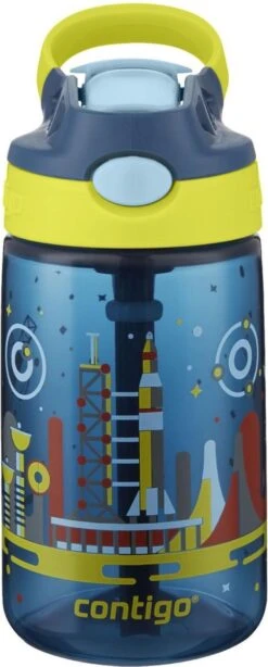 Contigo Gizmo Flip Drinkfles Kids - Blue Nautical Space Print - 420ml