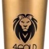 4Gold Shaker, Lekvrije Sport Waterfles, BPA-vrij, Sport Accessoires, Goud, 750ml