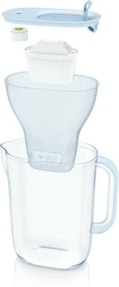 BRITA Waterfilterbundel Style Eco Cool Powder Blue + 3 MAXTRA+ Filterpatronen -Drinken Goedkope Winkel 501x1200