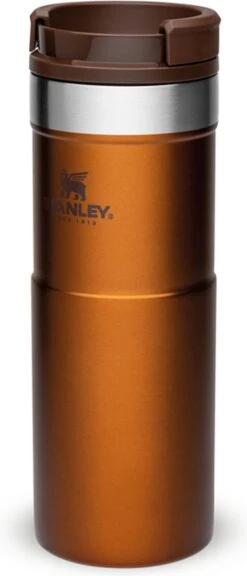 Stanley The NeverLeak™ Travel Mug 0,47L NEW - Thermosfles - Maple -Drinken Goedkope Winkel 515x1200