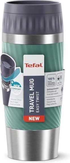 Tefal Travel Mug Easy Twist Thermobeker - Groen - 0,36 Liter -Drinken Goedkope Winkel 520x1200