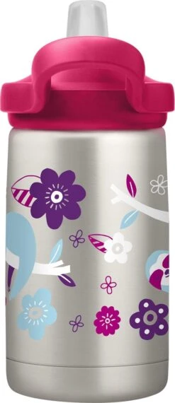 CamelBak Eddy+ Kids SST Vacuum Insulated - Isolatie Drinkfles - 350 Ml - Metaal (Flower Sloth) -Drinken Goedkope Winkel 520x1200 4