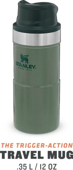 Stanley Trigger-Action Travel Mug 0.35L - Thermosfles - Hammertone Green -Drinken Goedkope Winkel 521x1200 1