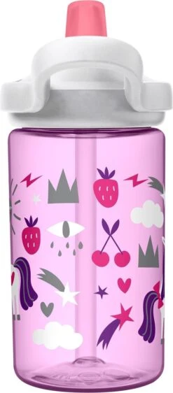 CamelBak Eddy+ Kids - Drinkfles - 400 Ml - Lila (Unicorn Party) -Drinken Goedkope Winkel 527x1200 1