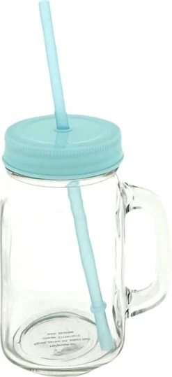 4x Stuks Glazen Mason Jar Drinkbekers Kunstof Schroefdeksel En Rietje 400 Ml - Fruit Shakes 11 4x Stuks Glazen Mason Jar Drinkbekers Kunstof Schroefdeksel En Rietje 400 Ml - Fruit Shakes -Drinken Goedkope Winkel 550x1200 1