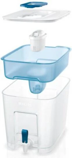 BRITA - Waterfilterkan Flow Cool - Blauw - 8,2L -Drinken Goedkope Winkel 550x1200