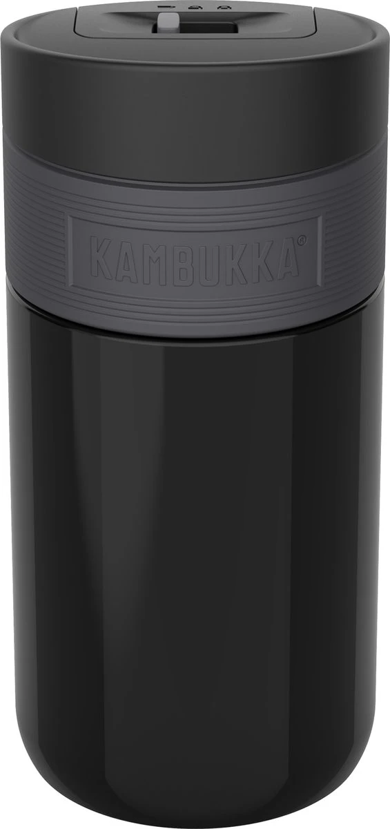 Kambukka Etna Thermosbeker 300 Ml - Makkelijk Reinigen - Lekvrije Koffiebeker - Pitch Black 2 Kambukka Etna Thermosbeker 300 Ml - Makkelijk Reinigen - Lekvrije Koffiebeker - Pitch Black - Afbeelding 2