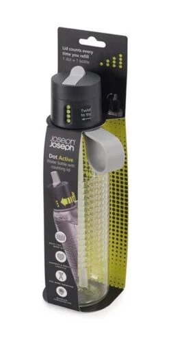 Joseph Joseph Dot Waterfles - 750ml - Grijs -Drinken Goedkope Winkel 586x1200 1