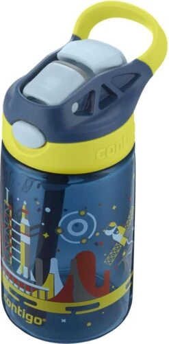 Contigo Gizmo Flip Drinkfles Kids - Blue Nautical Space Print - 420ml -Drinken Goedkope Winkel 592x1200