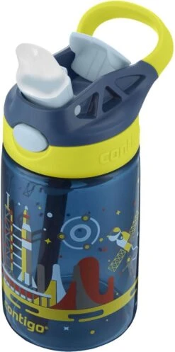 Contigo Gizmo Flip Drinkfles Kids - Blue Nautical Space Print - 420ml -Drinken Goedkope Winkel 596x1200