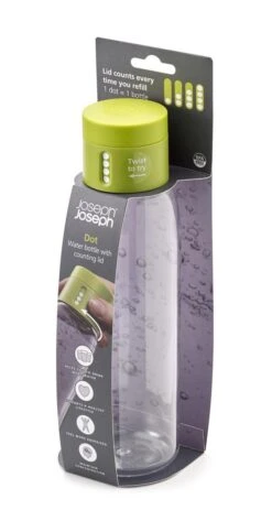 Waterfles Dot - 600 Ml, Groen - Joseph Joseph -Drinken Goedkope Winkel 627x1200