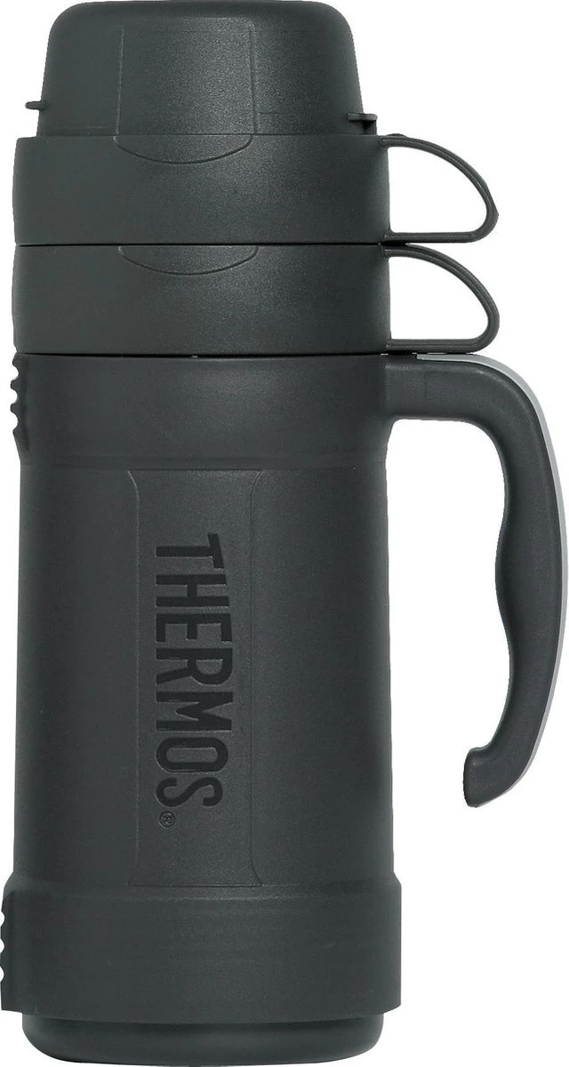 Thermos Eclipse Isoleerfles - 1L - Donkergrijs 1 Thermos Eclipse Isoleerfles - 1L - Donkergrijs