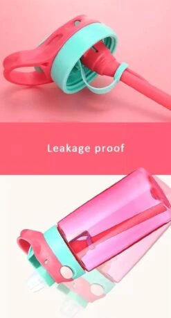 Waterfles Voor Kinderen, Blauw, Lekvrij En BPA-vrij 480 Ml/16 Oz Drinkfles Met Rietje, Voor Kinderen Vanaf 3 Jaar -Drinken Goedkope Winkel 647x1200 2