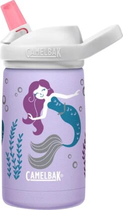 CamelBak Eddy+ Kids SST Vacuum Insulated - Isolatie Drinkfles - 350 Ml - LilaMetaal (Moonlight Mermaids)