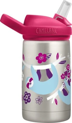 CamelBak Eddy+ Kids SST Vacuum Insulated - Isolatie Drinkfles - 350 Ml - Metaal (Flower Sloth) -Drinken Goedkope Winkel 707x1200 3