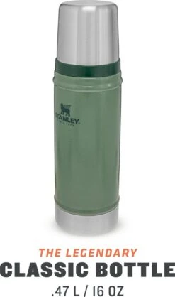 Stanley The Legendary Classic Bottle 0,47L - Thermosfles - Hammertone Green -Drinken Goedkope Winkel 709x1200