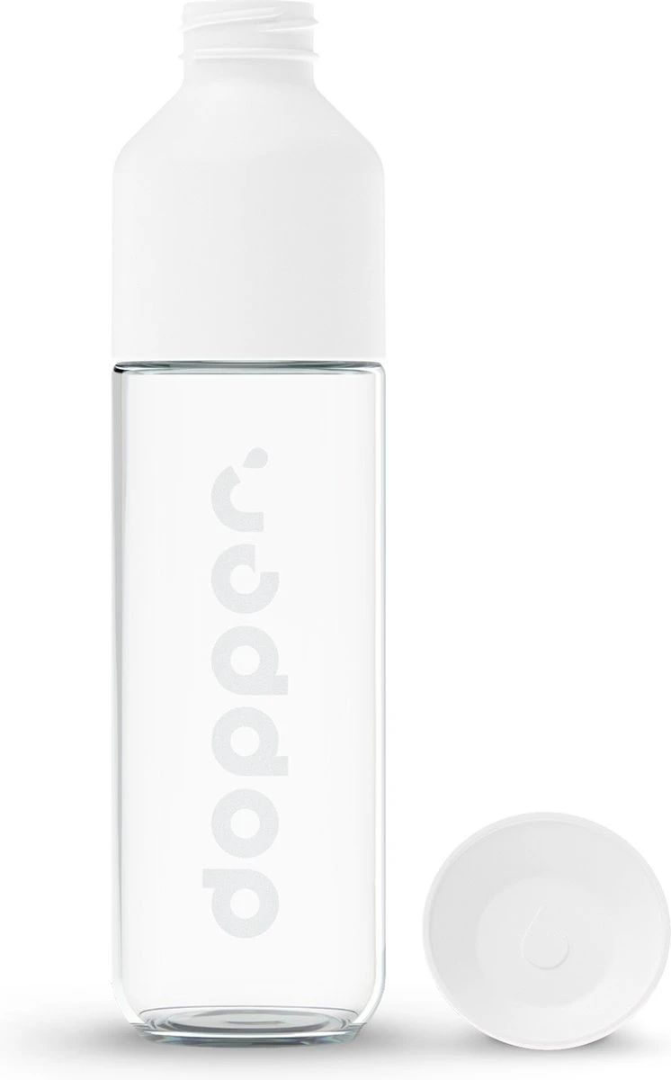 Dopper Glass Drinkfles - 400 Ml 2 Dopper Glass Drinkfles - 400 Ml - Afbeelding 2