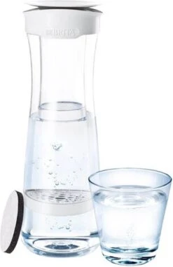BRITA - Fill&Serve Waterfilterkaraf - 1,3L - Wit Grafiet - Inclusief 1 MicroDisc Waterfilter -Drinken Goedkope Winkel 777x1200