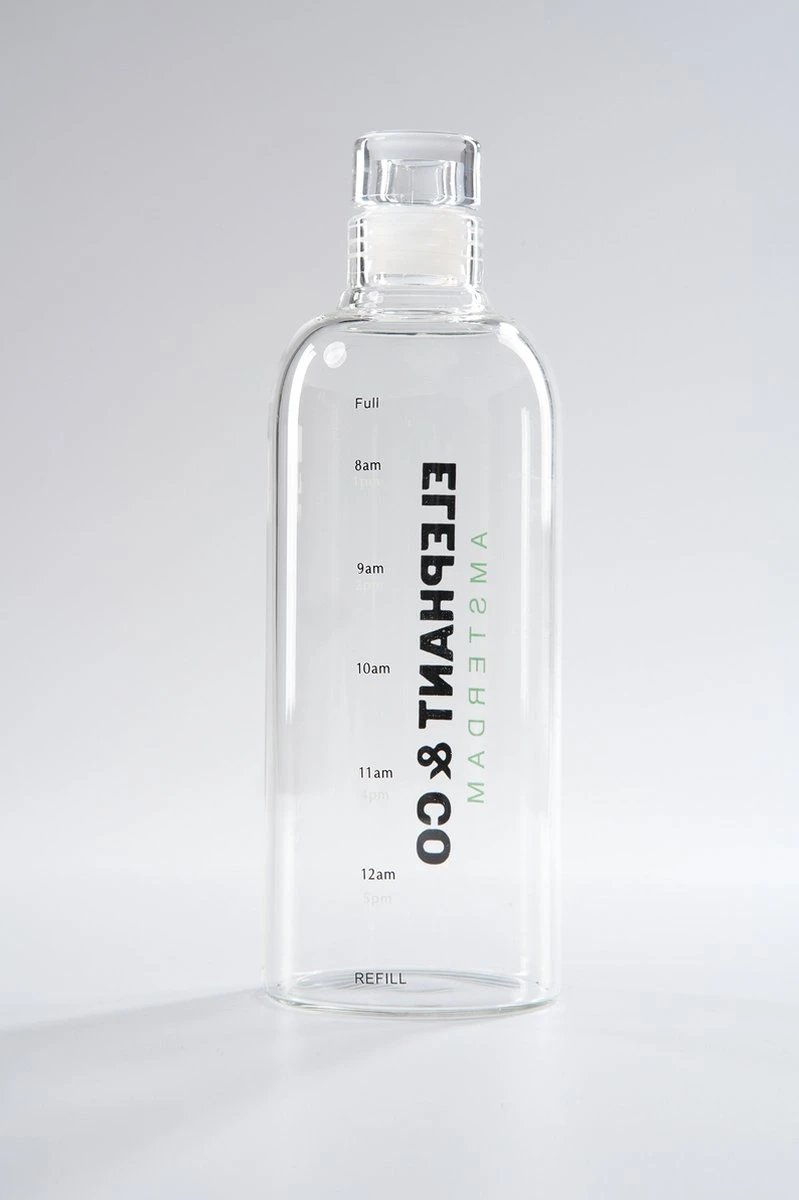 Elephant & Co - Duurzaam Fles Van Glas 4 Elephant & Co - Duurzaam Fles Van Glas - Afbeelding 4