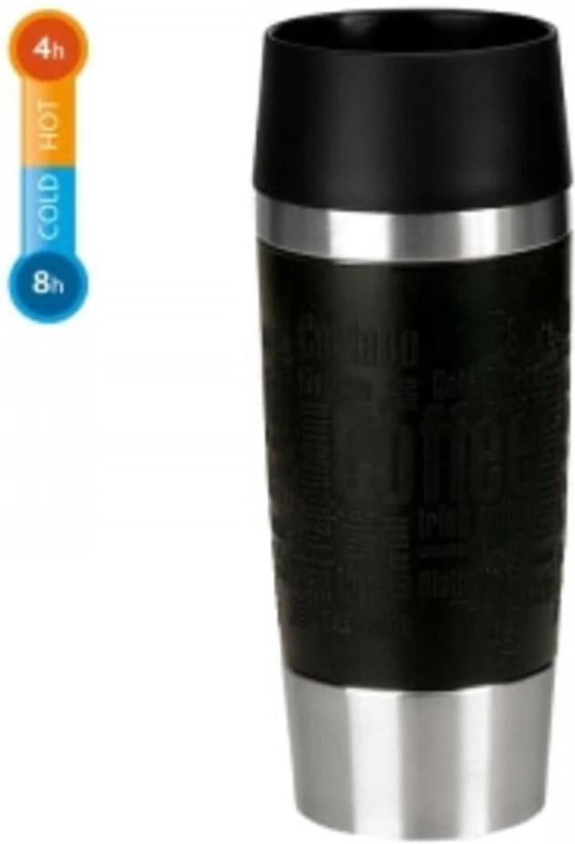 Emsa Thermosbeker Travel Mug Zwart 360 Ml 12 Emsa Thermosbeker Travel Mug Zwart 360 Ml - Afbeelding 12
